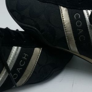 Coach Jayme Q582 F0007/G11 Sneakers Black Silver (SLT-04)